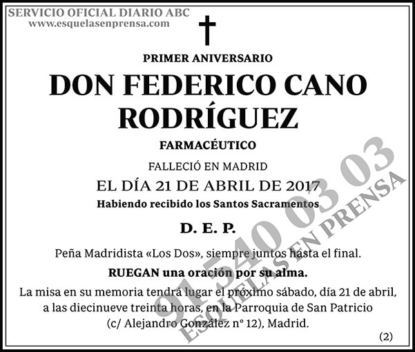 Federico Cano Rodríguez